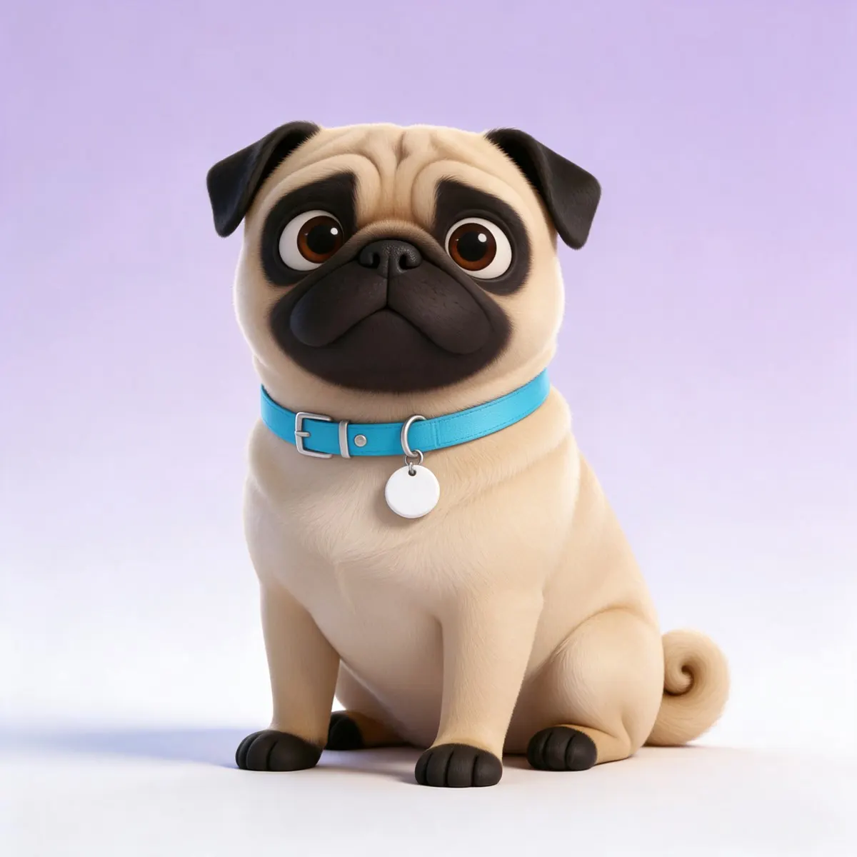 Theo, pug mascote do Nostos